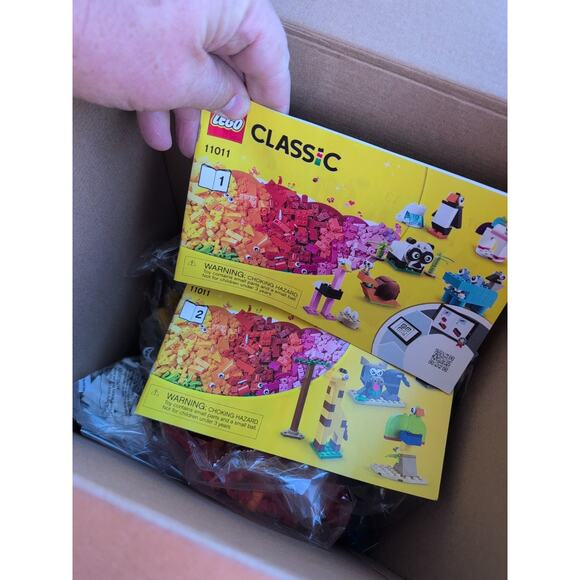 LEGO Classic 11011 BRICKS AND ANIMALS 1500 pieces brand new sealed bags NOB - Picture 5 of 5